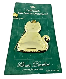 Gloria Duchin Árbol de Navidad Adorno Gato y Ángel Color Dorado - Imagen 1 de 5