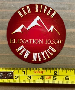 Red River Sticker Decal New Mexico Taos Angel Fire Mount Mountain Ski Snowboard