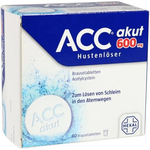 HEXAL AG 3x ACC akut 600 Hustenlöser 40 Brausetabletten Schleimlöser PZN: 520917