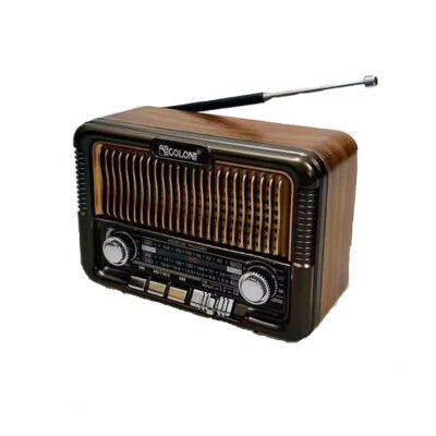 Radio Solar Vintage Bluetooth Am/FM Vintage 3 Bandas con MP3 USB BT TF - Imagen 1 de 4