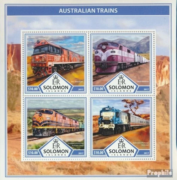 Hoja Salomoninseln 4552-4555 (edición completa) sin montar como nueva/nunca articulada  Foto 1 de 1