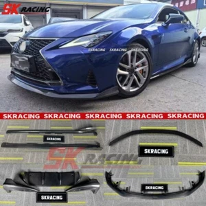 Carbon Fiber Bodykit Front Lip Spoiler Wing For Lexus RC300 RC350 F-Sport 2019+ - Picture 1 of 68
