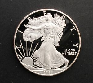 2012-W American Proof Silver Eagle $1 DCAM - Free USA Shipping 