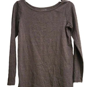 Motherhood Women's Maternity Gray Long Sleeve Shirt M - Picture 1 of 5