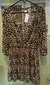 Jordan Taylor Cover Up Größe Large Leopardenmuster - Bild 1 von 3