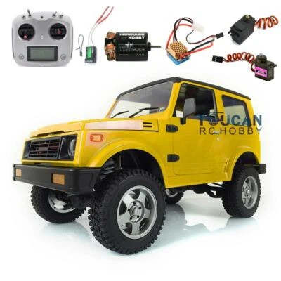 Capo 1/6 Painted Yellow Assembled Rock Crawler RC SIXER1 Truck Motor Servo Radio - Image 1 of 4
