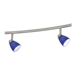 Cal Lighting 5 Light Orbit, GU-10, Brushed Steel/BL, 26" - SL-954-5-BS-BL - Picture 1 of 1