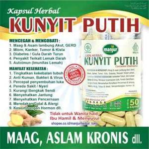 WHITE TURMERIC Caps Natural Organic Herbs Spices Fresh Pure Hygienic Premium - Picture 1 of 8