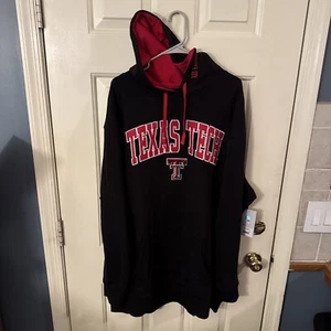 Texas Tech 3XL Tall Hoodie Nwt Colosseum - Picture 1 of 6