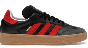 Size 9.5 - adidas Samba XLG Black Better Scarlet Gum - Picture 1 of 5