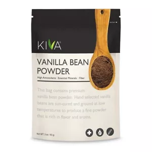 Kiva Vanilleschotenpulver, Gourmetqualität, 100% reine natürliche Vanille - Bild 1 von 4