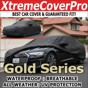 2016 2017 2018 2019 AUDI A5 S5 RS5 WATERPROOF CAR COVER W/MIRROR POCKET BLACK - Picture 1 of 12