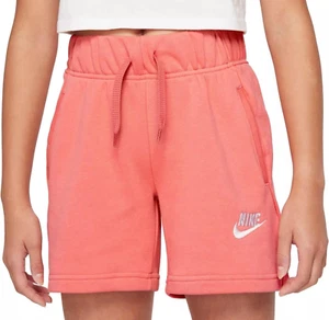 NWT Nike Girls' Sportswear Club Shorts Black Choose Size Medium - Picture 1 of 5