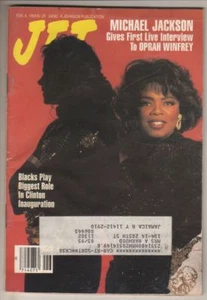 Jet Magazine Oprah Winfrey Cover Photo 2/8/93 Clinton Inauguration PHOTOS - Imagen 1 de 1