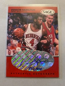 A16,766 - 1999 SAGE Autographs #A23 Venson Hamilton/999 - Picture 1 of 1