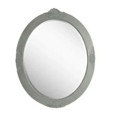 HDC Winslow 30 in. x37.75 in. Single Framed Wall Mirror in Antique Grey -Display - Image 1 of 4
