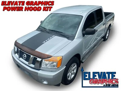 For Nissan Titan Graphics Hood Power Vinyl Stripes 3m Decals Stickers 2004-2015 - Image 1 of 4
