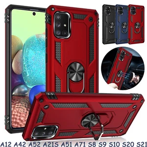 For Samsung Galaxy S21 FE S22 S23 S9 A13 Hybrid Armor Shockproof Hard Case Cover - Picture 1 of 36