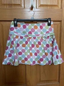 Gymboree Girls Size 10 Multi-Color Polka Dot Skirt Skort EUC - Picture 1 of 3