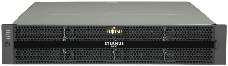 NEW Fujitsu Eternus DX60 S3 24 Bay 2x Contl iSCSI 1G 4x 600GB 10K Storage System - Image 1 of 4
