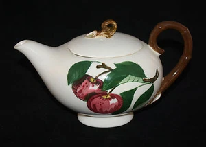 METLOX POPPYTRAIL CALIFORNIA APPLE ALADDIN SHAPE TEAPOT TEA POT VINTAGE - Bild 1 von 7