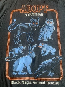 NEW Steven Rhodes Adopt A Familiar Graphic T-Shirt Size L - Picture 1 of 7