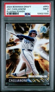 2024 Bowman Draft Jac Caglianone Plasma Power #PP-3 PSA 9 Royals ES9459 - Picture 1 of 1