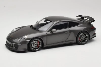 110062720 Porsche 911 991 GT3 Grey Metallic Minichamps 1:18 - Immagine 1 di 4