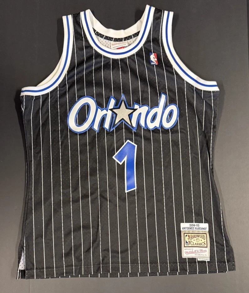 Camiseta Auténtica Anfernee Hardaway Orlando Magic 1994-95 NBA Mitchell & Ness L Foto 1 de 4