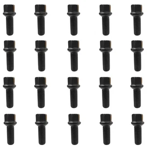 20 schwarze Radschrauben Radbolzen Kugelbund M14x1,5 35mm Audi Mercedes-Benz - Imagen 1 de 7