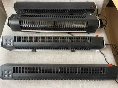 Set of 4 Sharper Image Axis 16 AirBarDesk Top Fans - Image 1 of 4