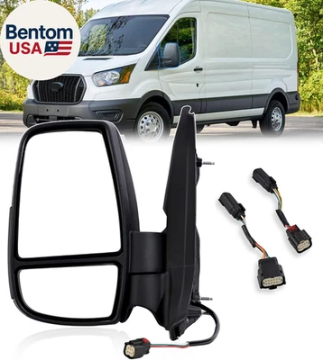 Driver Side Mirror,Mirror Assembly Compatible with 2015-2025 Ford Transit 150 25 - Image 1 of 4