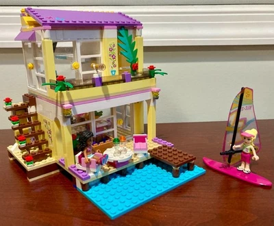 LEGO Friends: Stephanie's Beach House (41037) Complete With Instructions - Image 1 of 4