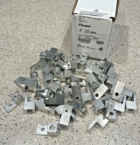 (50) Burndy KA25U Terminal Lug 14STR-1.0STR Aluminum /Copper 1/4" Stud NEW BOX - Picture 1 of 4