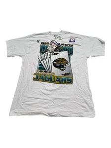 Jacksonville Jaguars DEADSTOCK 1996 Wild Card shirt XL Father's Day VTG NWT - Picture 1 of 7