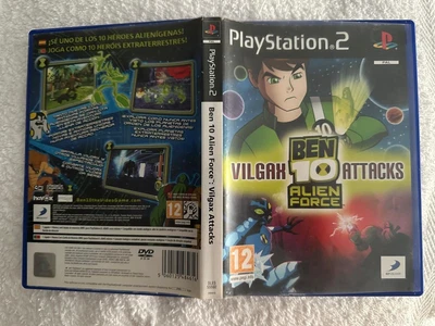 BEN 10 ALIEN FORCE VILGAX ATTACKS Sony Playstation 2 PS2 PAL ENGLISH ESPANA CIB - Image 1 of 2