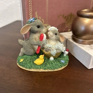 Figura de ratón Charming Tails "Wash Away Those Worries" #89/111 Fitz and Floyd - Imagen 1 de 5