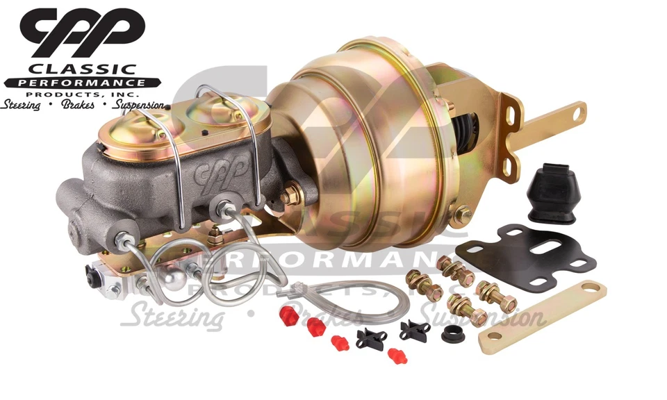 1957 to 1972 Ford Galaxie Fairlane LTD Complete 8" Power Brake Booster Kit — 第 1/4 张图片