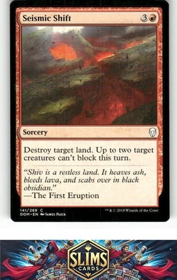 Magic the Gathering MTG Dominaria Seismic Shift #141 Buy 2 Get 1 - Image 1 of 2