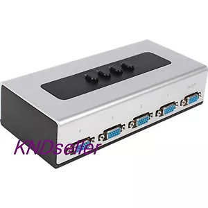 4 Port Monitor Switch High Quality Manual Selector Box RGB Splitter 4:1 QWXGA - Picture 1 of 3