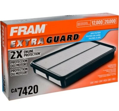 Filtro de aire protector adicional FRAM, CA7420 para vehículos seleccionados Acura, Honda e Isuzu Foto 1 de 4