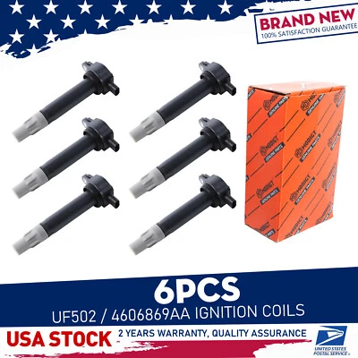 Bobina de encendido Performance UF502/4606869AA 6 piezas para Chrysler Cirrus V6 3,5 L 07-08 Foto 1 de 4