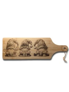 Christmas Gonk Wooden Serving Board - Picture 1 of 7