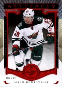 2015-16 Artifacts Ruby #13 Jason Pominville /399 - NM-MT