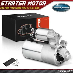 Starter Motor for Ford Focus 2000-2004 L4 2.0L Automatic 1.5kW/12 Volt CW 10T - Picture 1 of 8