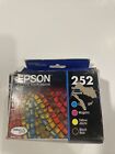 Epson DURABrite 252 Black/Cyan/Magenta/Yellow Ink Cartridge - Exp 7-8/23