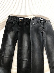 Lot de 2 jeans 11 et 12ans Gris et noir - Imagen 1 de 9