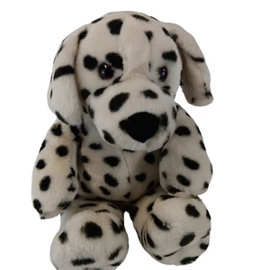 Dalmatian Plush Stuffed Animal – Soft White and Black Spotted Dog – 12 Inches – - Picture 1 of 7