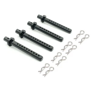 4PC Shell Column Mounts Metal Body Shell Post Holder For RC Car 1/10 Axial SCX10 - Picture 1 of 14