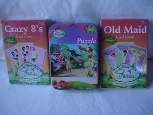 Juegos de 2 cartas y rompecabezas de Disney Fairies Tinker Bell & Friends - SELLADO - Imagen 1 de 13